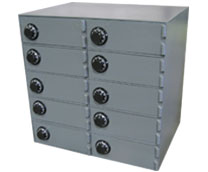 Safe-deposit box 10 doors